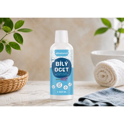 ALLNATURE Bílý ocet 10% s vůní levandule 1000 ml – Hledejceny.cz