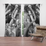 Závěsy Motor: 2 ks - 140x250 cm - Sablio – Hledejceny.cz