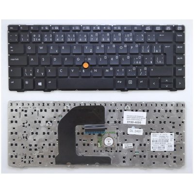 česká klávesnice HP Elitebook 8460P 8460W 8470P 8470W černá CZ/SK trackpoint - no frame