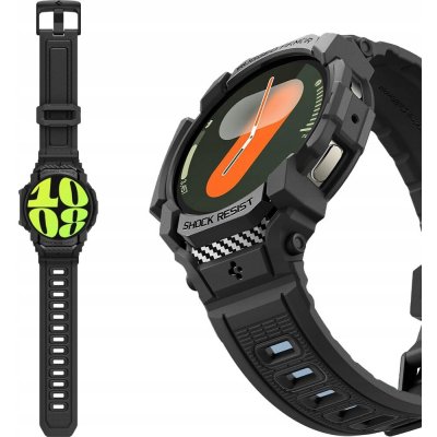 Spigen Rugged Armor Pro, matte black - Samsung Galaxy Watch7 44mm ACS08338 – Zboží Živě