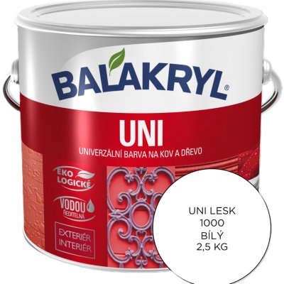 Balakryl Uni lesk 2,5 kg bílá – Hledejceny.cz