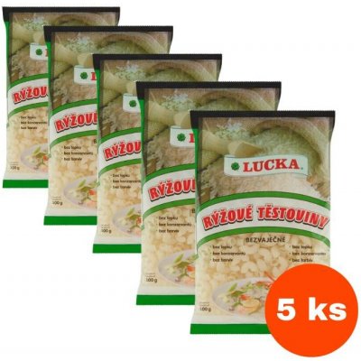 Lucka Rýžové těstoviny kolínka 5 x 300 g – Hledejceny.cz