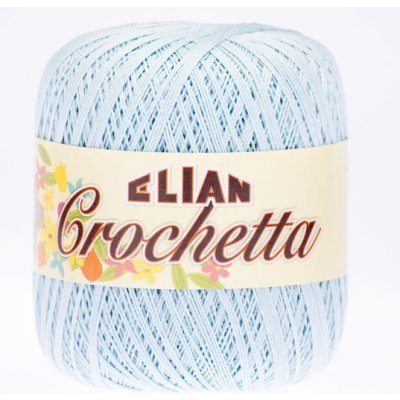 Háčkovací příze Elian Crochetta 3224 - modrá – Zboží Mobilmania