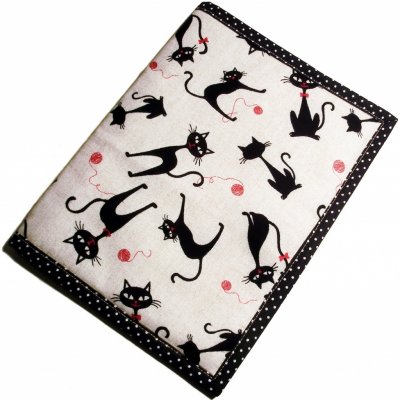 Obal na knihu Kočky v béžové L1089 – Zboží Dáma