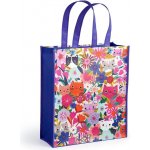 Mudpuppy Znovupoužitelná nákupní taška Kočky v květinách – Sleviste.cz