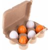 Dětský obchůdek KIK KX7273 Dřevěné vajíčka v krabičce 6 ks