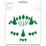 Amscan Šablony na obličej maska zelená – Zboží Dáma