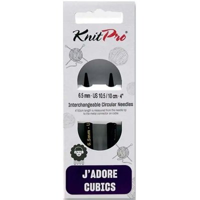 KnitPro J'adore Cubics výměnné jehlice 6,5 mm 10Cm – Sleviste.cz