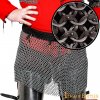 Karnevalový kostým Lord of Battles Kroužková sukně 1 1mm střídavě nýtované Ø9mm přírodní