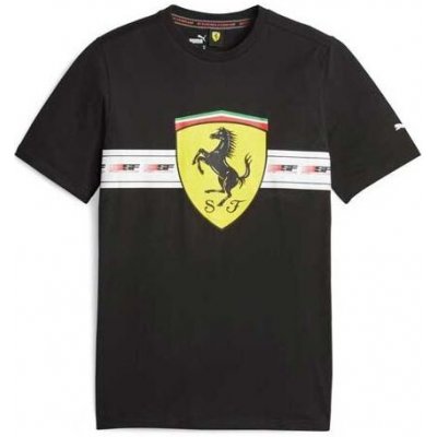 Puma Ferrari Race Heritage Big Shield Tee 620953-01 Černá
