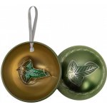 Cinereplicas Vánoční koule Pán prstenů s broží elfí lístek – Zboží Dáma