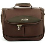 Madisson 44835B Cestovní kosmetický kufřík 23x32x18 Hnědá – Zboží Dáma