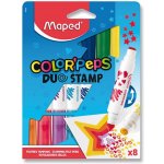 Maped 6808 Dětské fixy Color´Peps Duo Stamp 8 ks