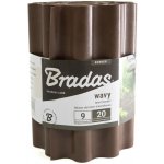 BRADAS Obruba záhonů hnědá, 9m, 20cm COLOUR BOX BR-OBFB 0920 – Zbozi.Blesk.cz