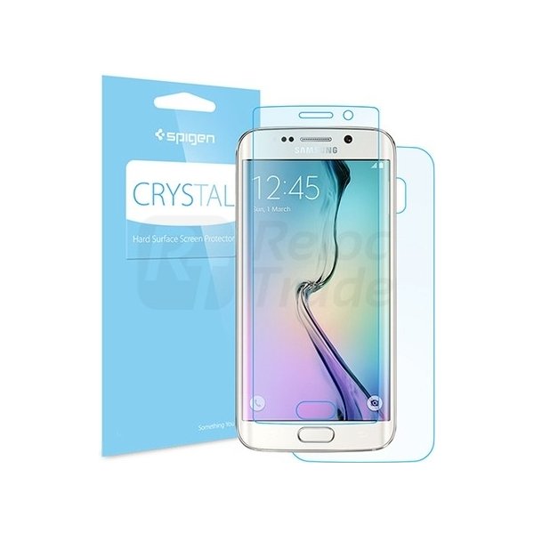 Ochranná fólie pro mobilní telefon Samsung G925 / Galaxy S6 Edge - Ochranná fólie - Spigen LCD Film Crystal CR / Polykarbonátová
