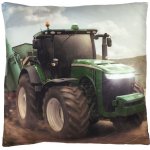 Jerry Fabrics Polštář Traktor green 40x40 – Zbozi.Blesk.cz