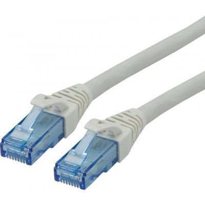 Roline 21.15.2704 RJ45, CAT 6A U/UTP, 1,5m, šedý – Zboží Mobilmania