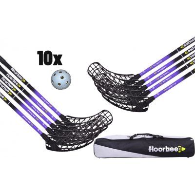 FLOORBEE Douglas 32 Purple + Toolbag + Balls 10 ks – Zboží Dáma