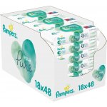 Pampers Aqua Pure dětské čisticí ubrousky 18 x 48 ks – Sleviste.cz