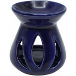 EMPT Keramická aroma lampa s motivem lotosu modrá – Zboží Dáma
