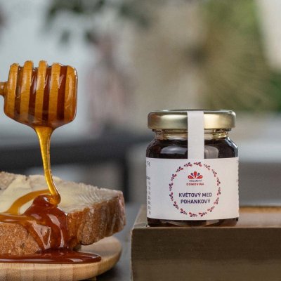 Včelařství Domovina Květový med pohankový 75 g – Zboží Dáma