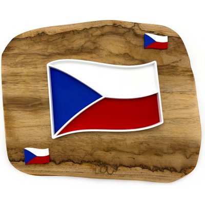 Eco smyslový tác Česká vlajka – Hledejceny.cz