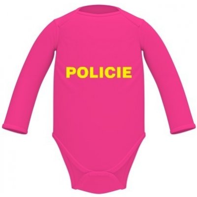Dětské body dlouhý rukáv BIO Policie – Zboží Mobilmania