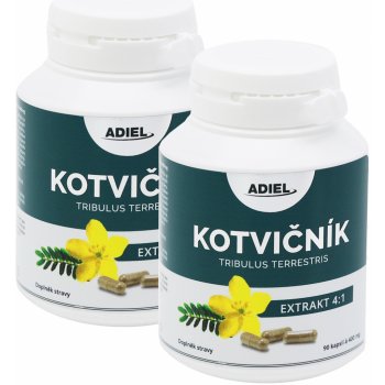 ADIEL Kotvičník zemní Tribulus terrestris 2x90 kapslí