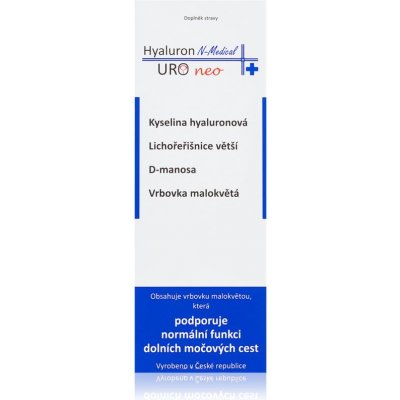N-Medical Hyaluron Uro Neo kapky pro podporu zdraví močových cest 100 ml
