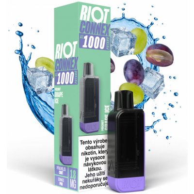 RIOT Connex 1000 Grape Ice 18 mg – Hledejceny.cz