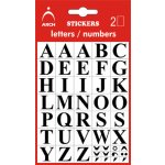 SAMOLEPÍCÍ PÍSMENA 453B, A-Z, 14 mm černé – Hledejceny.cz