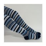 Dětské punčocháče Amálka z bambusové viskózy Modrá – Zboží Mobilmania