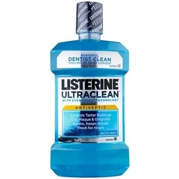 Listerine Ultra Clean Artic Mint ústní voda pro svěží dech With Everfresh Technology 1500 ml