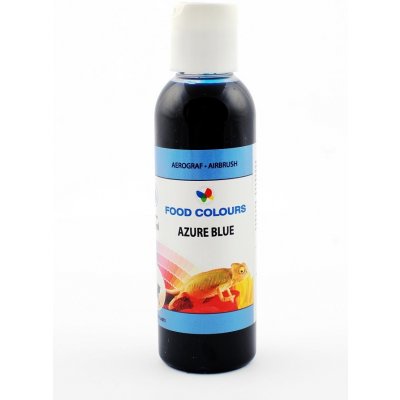Airbrush barva tekutá Food Colours Azure Blue 135 ml – Zboží Dáma