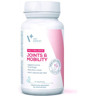 VetExpert Joints & Mobility - přípravek na podporu kloubů pro psy a kočky 50 kapslí (TWIST OFF) – Hledejceny.cz
