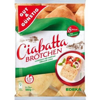 GG Houstičky CIABATTA 8 ks 560 g – Zboží Dáma