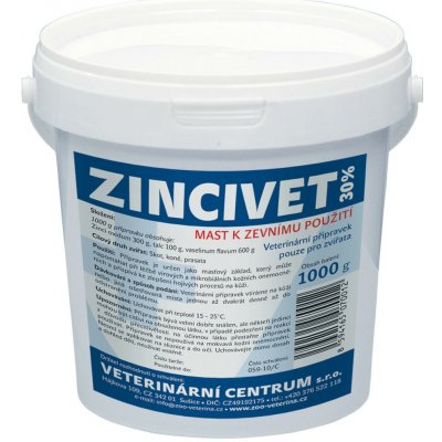 Zincivet 30% ung 1kg – Zbozi.Blesk.cz
