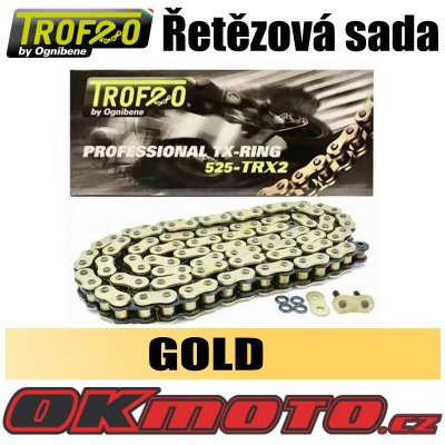 TROFEO by OGNIBENE Řetězová sada Triumph 865 Bonneville T100 07-14 – Hledejceny.cz