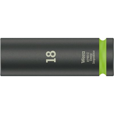 WERA 1/2" prodloužený nástrčný klíč Impaktor 18 mm 05004835001 – Zboží Mobilmania