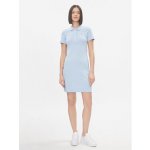 Tommy Hilfiger Letní šaty 1985 Slim Pique Polo Dress Ss WW0WW37853 modrá – Sleviste.cz