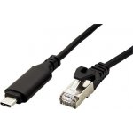 Roline 12.02.1168 USB C(M) -> RJ45M, Gigabit Ethernet, 3m, černý – Zboží Živě