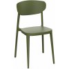Zahradní židle a křeslo ROJAPLAST Zahradní židle - MARE, plastová černá