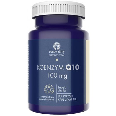 Renovality Koenzym Q10 100 mg 90 tobolek – Hledejceny.cz