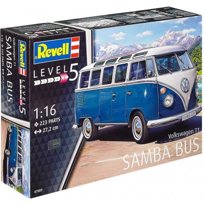 Revell VW Typ 2 T1 Samba Bus 07009 1:16 – Zboží Mobilmania