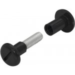 Spojovací šroub M6x30-40mm, černý, 4 ks – Zboží Mobilmania