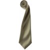 Kravata Premier Saténová kravata Colours olivová