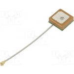 YIC ATIGG1540-1 Anténa; GNSS,GPS; 1dBi; RHCP; SMD; 15x15x4mm; -20÷65°C; Dél: 60mm | Zboží Auto