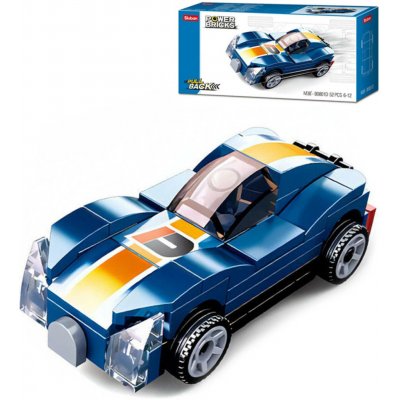 Sluban B0801D Natahovací auto modrý sporťák – Zboží Dáma