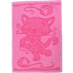 Profod Dětský ručník Cat pink 30 x 50 cm – Sleviste.cz