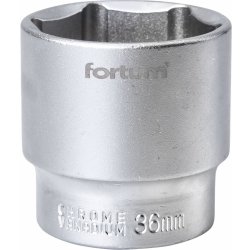 Hlavice nástrčná 1/2", 36mm, L 47mm FORTUM